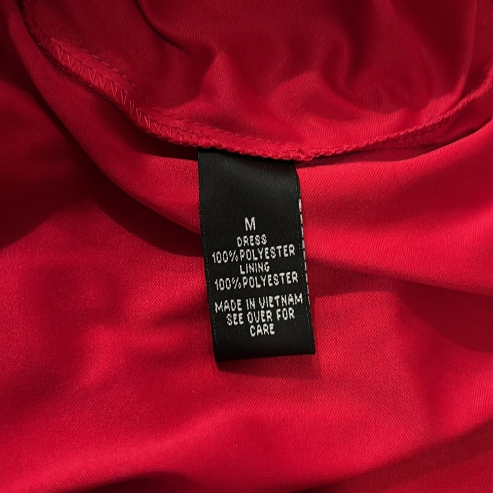 BCX Red Embellished Sleeveless Dress Medium - Picture 5 of 5